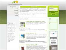 Tablet Screenshot of ethicalproductreview.co.uk